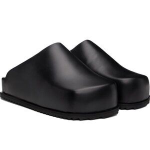 YUME YUME Black Trucker Slides Sz 35 Avant Garde Portugal NIB